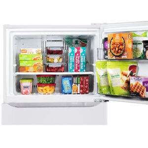 LG 30 in. 20.2 cu. ft. Top Freezer Refrigerator - White, White, hires