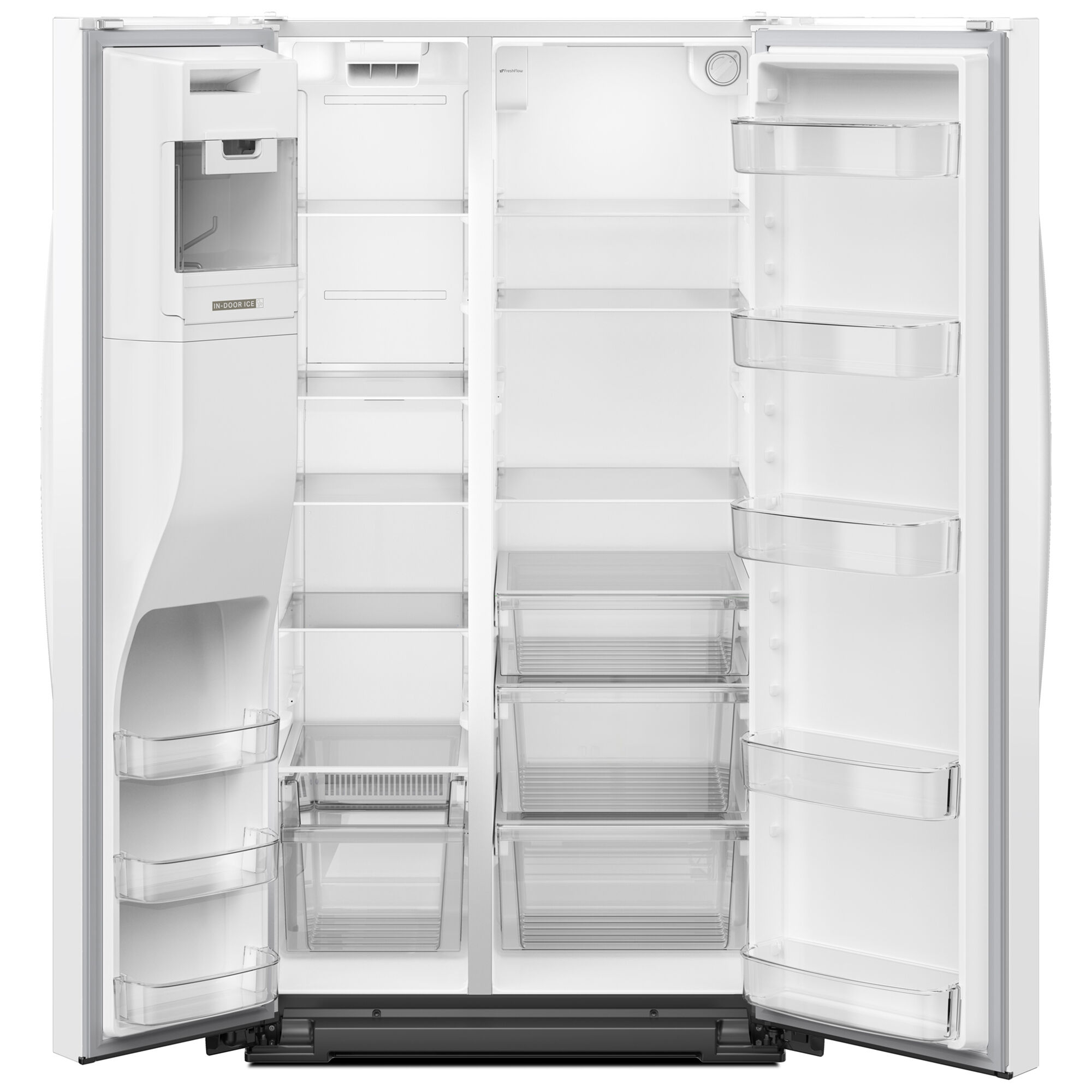 Whirlpool 36 in. 28.7 cu. ft. Side-by-Side Refrigerator with Ice