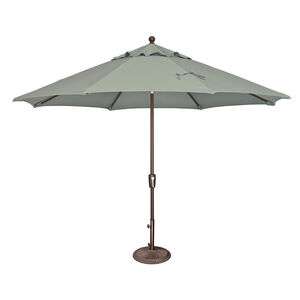 Catalina 11' Octagon Push Button Market Umbrella in Sunbrella Fabric - Spa, , hires