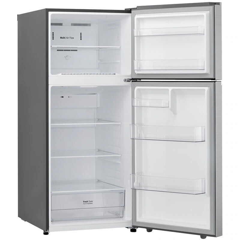 LG 28 in. 17.5 cu. ft. Garage Ready Top Freezer Refrigerator - PrintProof Stainless Steel, PrintProof Stainless Steel, hires