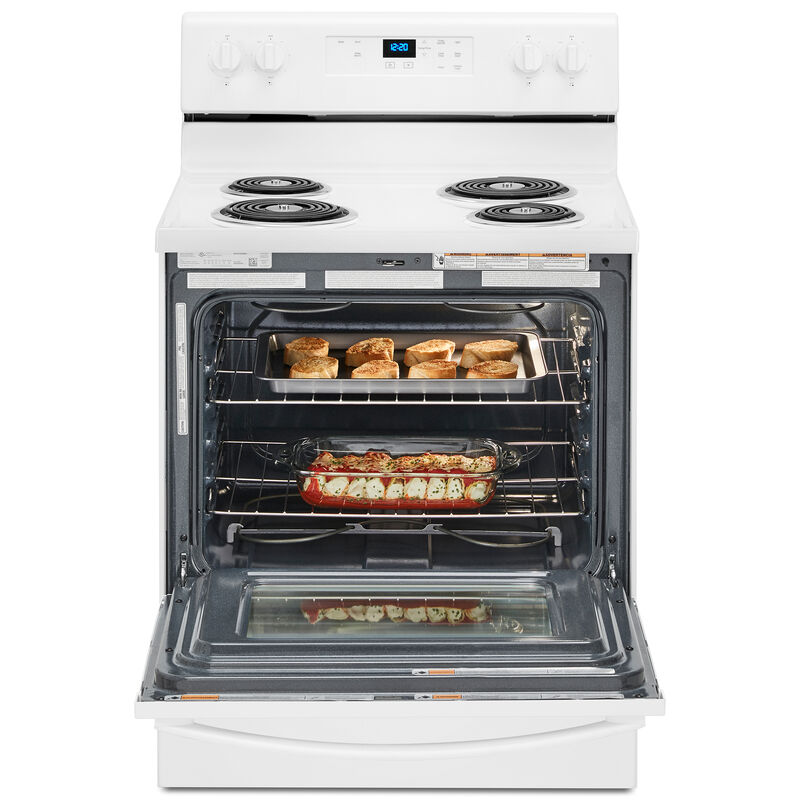 Whirlpool 30 in. 4.8 cu. ft. Electric Range with Coil Burners - White, , hires