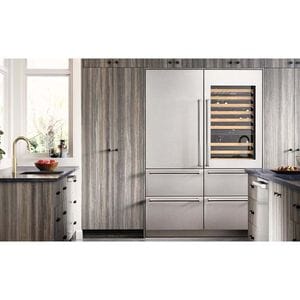 Sub-Zero Designer Series 30 in. Built-in Smart Wine Column Storage with Wood Racks, Multi-Temperature Zones & 86 Bottle Capacity - Custom Panel Ready, , hires