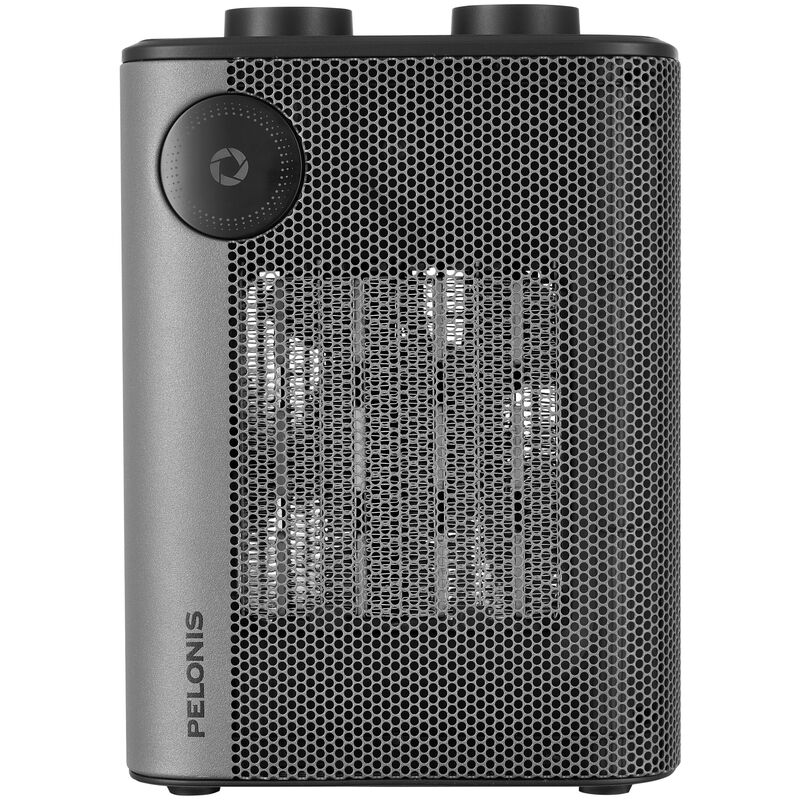 Pelonis 1500W Ceramic Space Heater with 3 Heat Settings & Overheat Safety Shut-Off - Black, , hires