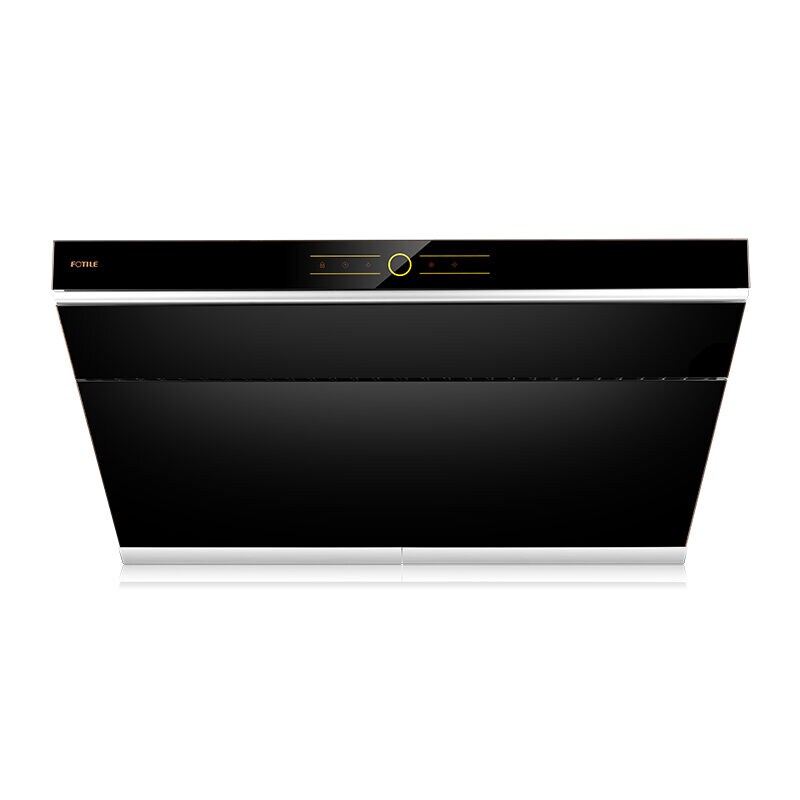 Fotile Slant Vent Series 36 in. Side Vent Range Hood with 3 Speed Settings, 850 CFM, Ducted Venting & 2 LED Lights - Onyx Black, , hires