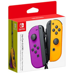 Nintendo Neon Purple / Neon Orange Joy-Con (L-R) for Nintendo Switch, , hires