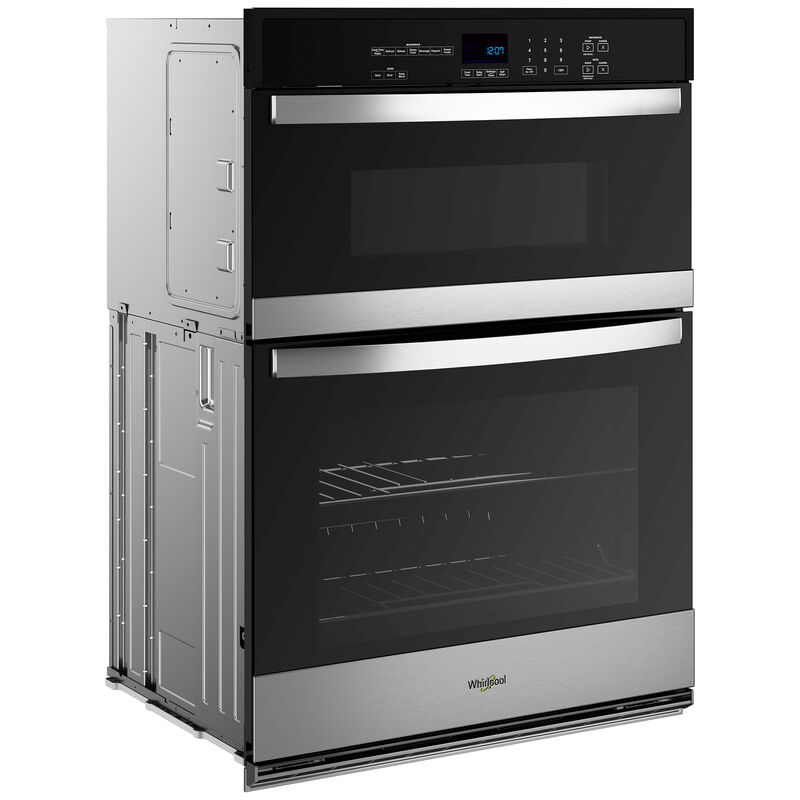 Whirlpool 30 in. 6.4 cu. ft. Electric Microwave/Wall Oven Combo with Sensor Cooking - Stainless Steel, , hires