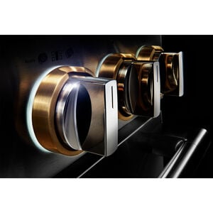 JennAir Rise Series 48 in. 6.3 cu. ft. Smart True European Convection Double Oven Dual Fuel Range with 4 Sealed Burners, Grill & Griddle - Stainless Steel, , hires