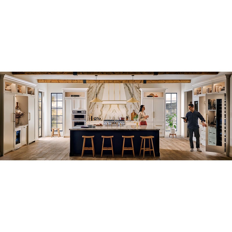 Signature Kitchen Suite 30 in. 6.4 cu. ft. Smart Speed/ Steam Electric Microwave/Wall Oven Combo with True European Convection & Sensor Cooking - Stainless Steel, , hires