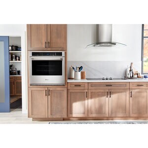 Maytag 27 in. 4.3 cu. ft. Electric Single Wall Oven with True European Convection - Fingerprint Resistant Stainless, , hires