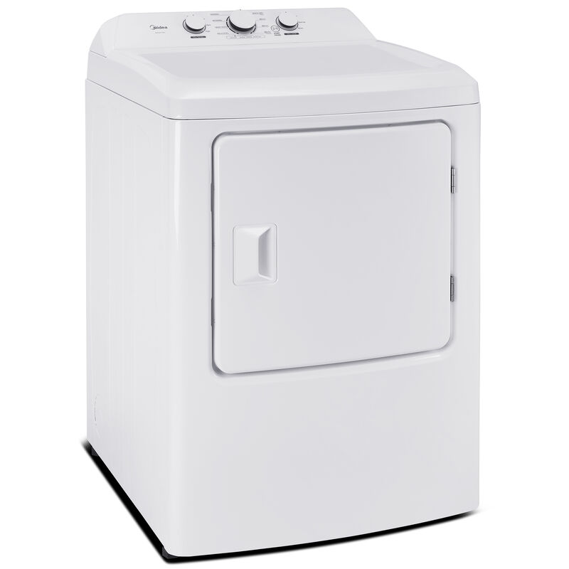 Midea 27 in. 7.0 cu. ft. Electric Dryer with Sensor Dry - White, , hires