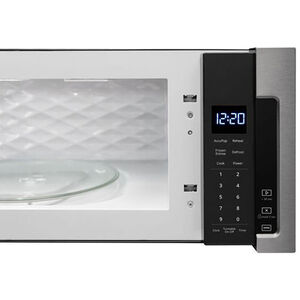 Whirlpool 30 in. 1.1 cu. ft. 1000W Low Profile Over-the-Range Microwave with 400 CFM - Stainless Steel, Stainless Steel, hires