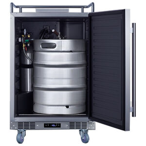Summit 24 in. 5.6 cu. ft. Commercial Kegerator (No tap kit included) - Stainless Steel, , hires