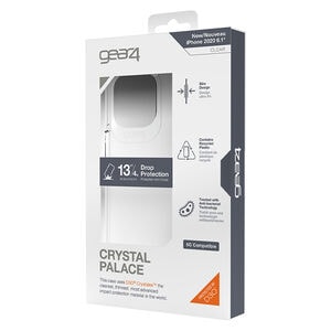 Gear4 Crystal Palace Case for iPhone 12/12 Pro - Clear, , hires