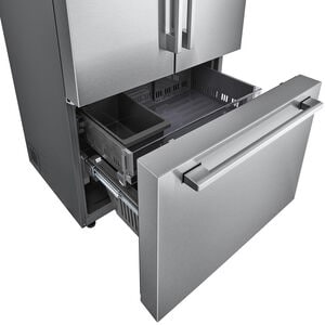 LG Studio 36 in. 26.5 cu. ft. Smart Counter Depth French Door Refrigerator with Internal Water Dispenser - PrintProof Stainless Steel, PrintProof Stainless Steel, hires