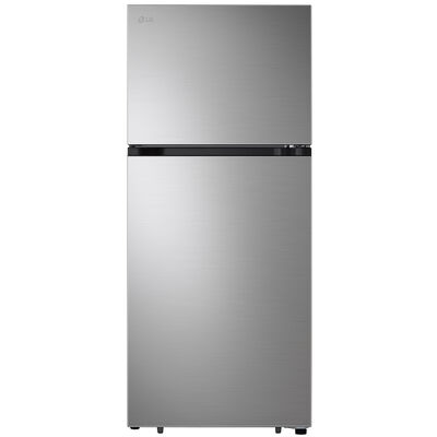 LG 28 in. 17.5 cu. ft. Top Freezer Refrigerator - PrintProof Stainless Steel | LT18S2100S