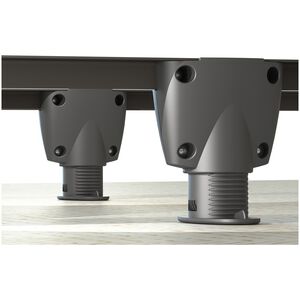 Knickerbocker Adjustable (F,Q,K,CK) Center Support/Replacement Slat System - Black, , hires