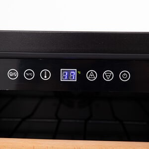 Avanti 24 in. Undercounter Wine Cooler with Wood Racks, Single Temperature Zone & 50 Bottle Capacity - Stainless Steel, , hires