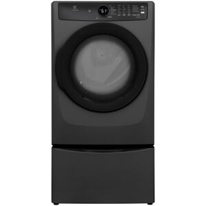 Electrolux 400 Series 27 in. 8.0 cu. ft. Stackable Electric Dryer with Sensor Dry, Sanitize & Steam Cycle - Titanium, , hires