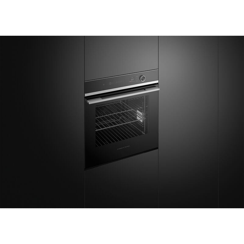 Fisher & Paykel Series 7 24 in. 3 cu. ft. Smart Electric Single Wall Oven with True European Convection - Stainless Steel, , hires