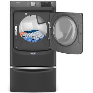 Maytag 27 in. Pedestal for Front Load Washer & Dryer - Volcano Black, , hires