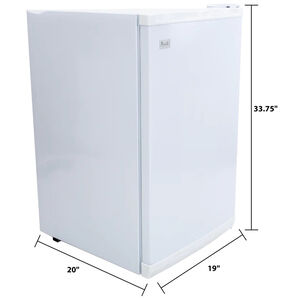 Avanti 19 in. 2.8 cu. ft. Compact Upright Freezer - White, , hires
