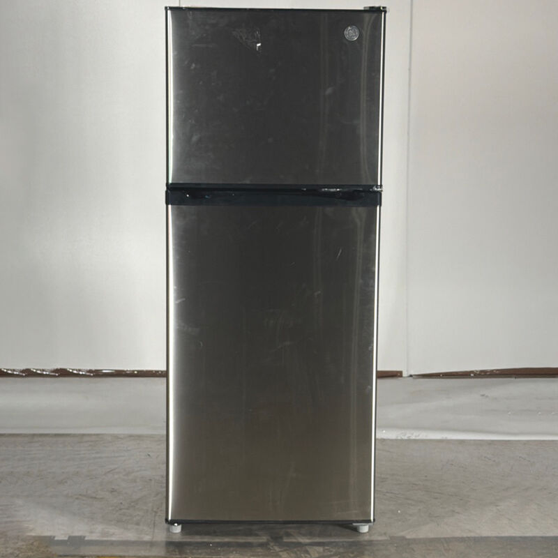 GE 24 in. 11.6 cu. ft. Top Freezer Refrigerator - Stainless Steel (Open Box Good Condition), , hires
