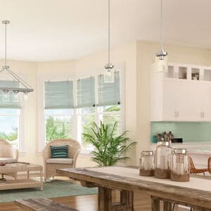 Hunter Devon Park 4.5 in. Pendant Ceiling Light with Clear Glass - Brushed Nickel, , hires