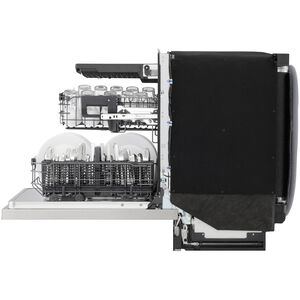 LG 24 in. Top Control Flush-Mount Smart Dishwasher with 44 dBA Sound Level, 3rd-Rack, AutoVent Dry, Dynamic Heat Dry & Pocket Handle - PrintProof Stainless Steel, , hires