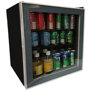 Avanti 19 in. 1.6 cu. ft. Freestanding Beverage Center with Removable Shelves & Knob(s) Control - Black, , hires