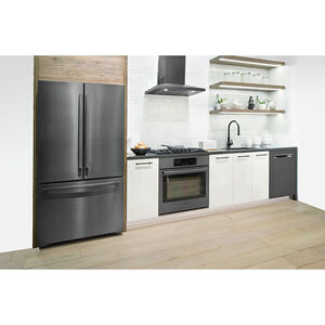 Bosch 800 Series 30 in. Convertible Chimney Style Range Hood with 600 CFM, 4 Fan Speeds & 2 Halogen Lights - Black Stainless Steel, , hires