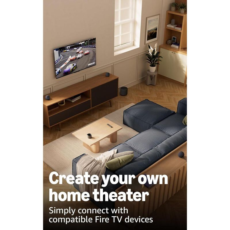 Amazon Echo Dot Max (newest model), Alexa speaker with room-filling sound and built-in smart home hub, designed for Alexa+ (Glacier White), , hires