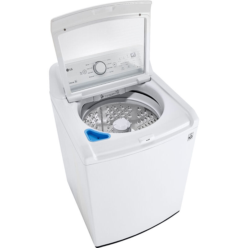 LG 27 in. 4.3 cu. ft. Top Load Washer with 4-Way Agitator & TurboDrum Technology - White, , hires