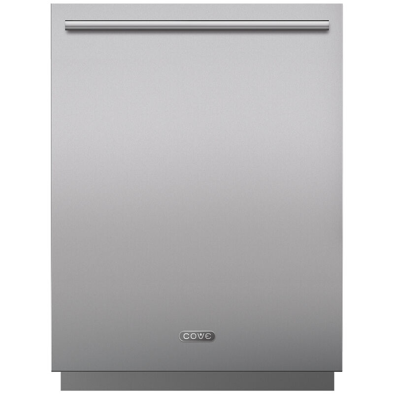 Cove 24 in. Dishwasher Panel with Tubular Handle & 4 in. Toe Kick - Stainless Steel, , hires