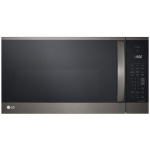 LG 30 in. 1.8 cu. ft. Over-the-Range Smart Microwave with 10 Power Levels, 300 CFM & Sensor Cooking Controls - PrintProof Black Stainless Steel, , hires