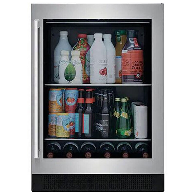 Electrolux 24 in. 5.1 cu. ft. Built-in Beverage Center with Pull-Out Shelves & Digital Control - Stainless Steel, , hires
