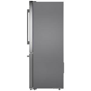 Bosch 100 Series 33 in. 17.2 cu. ft Counter Depth Bottom Freezer Refrigerator with Ice Maker - Stainless Steel, , hires