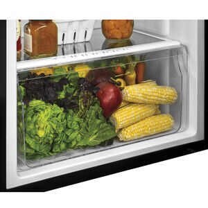 Haier 24 in. 9.8 cu. ft. Counter Depth Top Freezer Refrigerator - Stainless Steel, Stainless Steel, hires