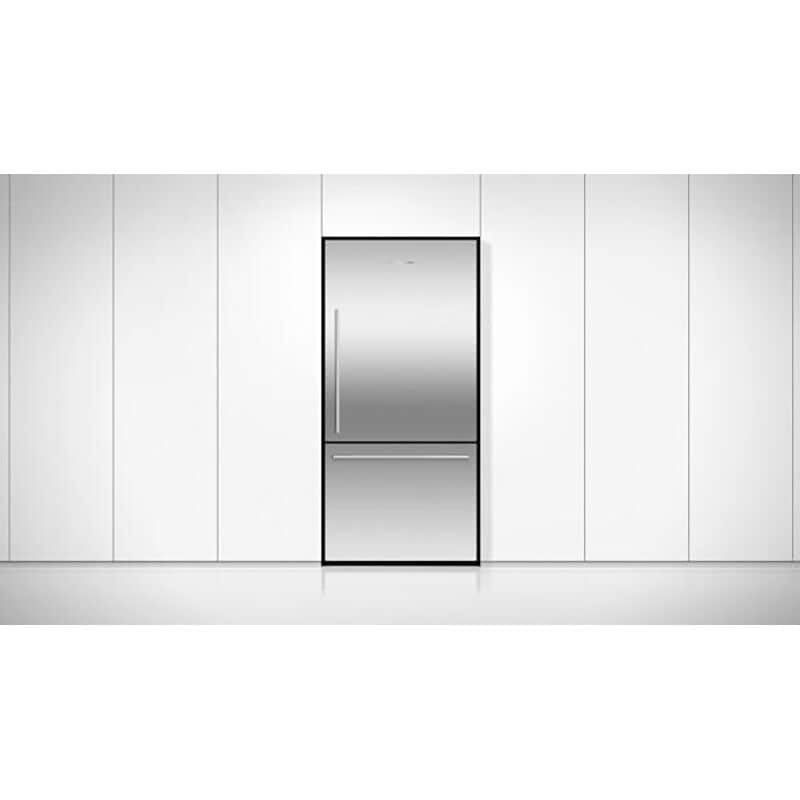 Fisher & Paykel Series 5 31 in. 17.1 cu. ft. Smart Counter Depth Bottom Freezer Refrigerator with Ice Maker - Stainless Steel, , hires