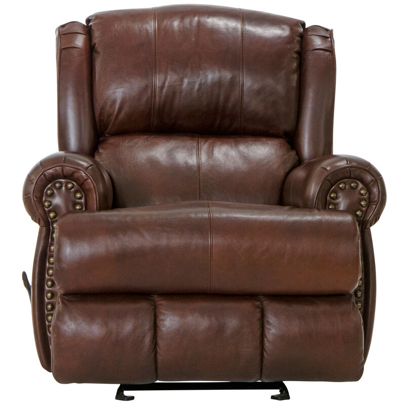 Catnapper Duncan Manual Glider Recliner - Walnut, Walnut, hires