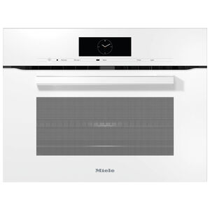Miele 24" 1.5 Cu. Ft. Electric Smart Wall Oven with Standard Convection - Brilliant White, , hires