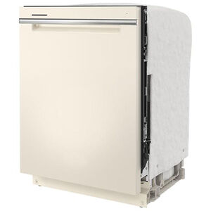 Whirlpool 24 in. Top Control Dishwasher with 47 dBa Sound Level, 3rd-Rack & Pocket - Biscuit, , hires