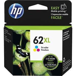 HP 62XL Series Tri-Color Original Printer Ink Cartridge, , hires