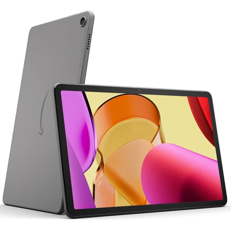 Amazon - Fire Max 11 tablet, vivid 11" display, octa-core processor, 64GB RAM, 14-hour battery life, Color - Gray, , hires