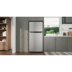 Frigidaire 30 in. 18.3 cu. ft. Garage Ready Top Freezer Refrigerator - Stainless Steel, Stainless Steel, hires