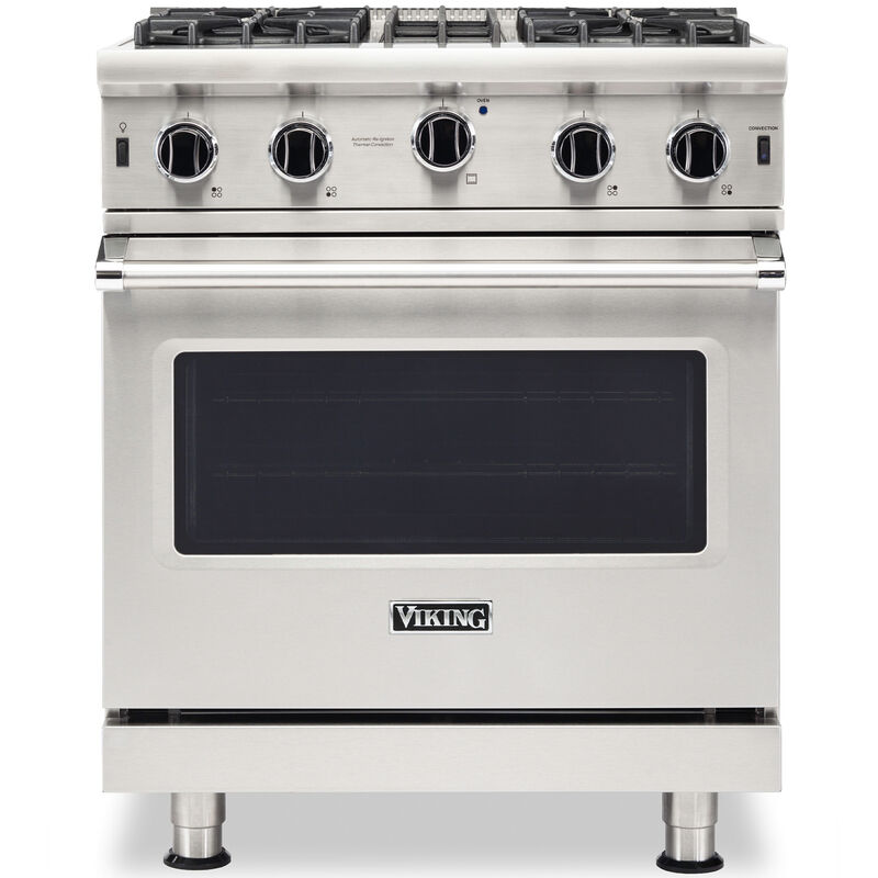 Viking 30" Freestanding Gas Range with 4 Open Burners & 4.0 Cu. Ft