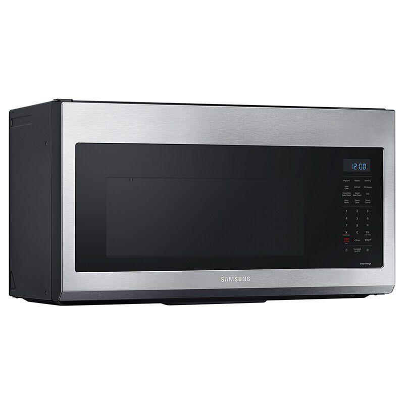 Samsung 30 in. 1.7 cu. ft. 950W Smart Over-the-Range Microwave with 300 CFM & Convection Cooking - Stainless Steel, Stainless Steel, hires