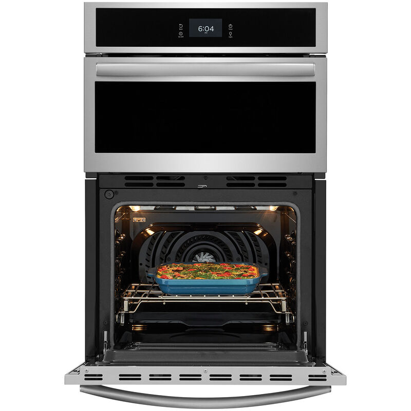 Frigidaire Gallery 27 in. 5.5 cu. ft. Steam Electric Microwave/Wall Oven Combo with True European Convection - Stainless Steel, Stainless Steel, hires