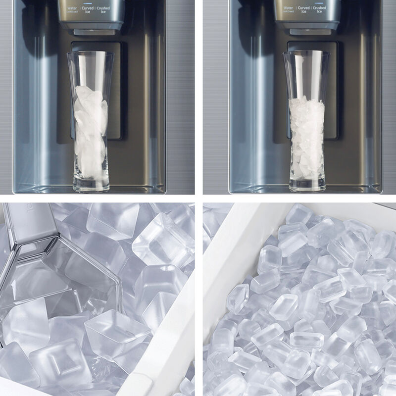 Samsung 36 in. 30.5 cu. ft. Smart French Door Refrigerator with External Ice & Water Dispenser - Fingerprint Resistant Stainless Steel, Fingerprint Resistant Stainless, hires