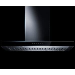 JennAir 36 in. Convertible Chimney Style Range Hood with 550 CFM, 4 Fan Speeds & 2 LED Lights - Stainless Steel, , hires