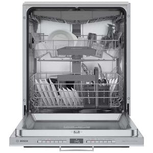 Bosch 800 Series 24 in. Top Control Smart Dishwasher with 42 dBa Sound Level, 3rd-Rack & CrystalDry - Custom Panel Ready, , hires
